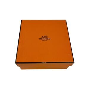 Hermes Empty Small Box Square Gift Present Storage Box 4.5"x4.5"x2"